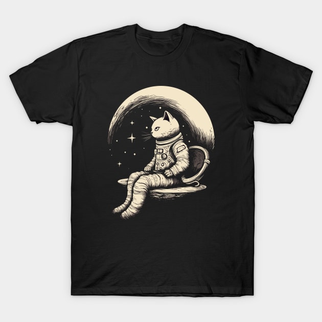 Lunar Kitty T-Shirt by Purrestrialco